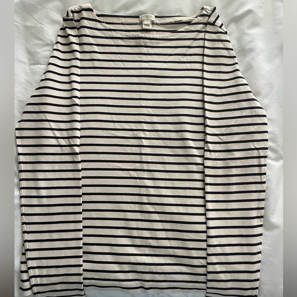 J.Crew Factory long sleeve boatneck tee - Picture 3 of 5